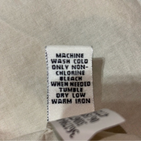 Banana Republic Green & Cream Full Skirt Size 12 - Picture 9 of 10